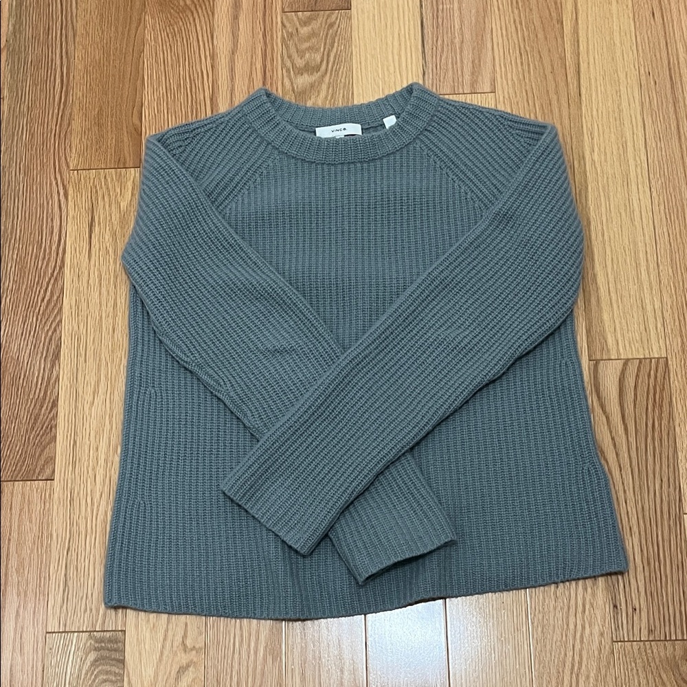 Vince cashmere ribbed sweater